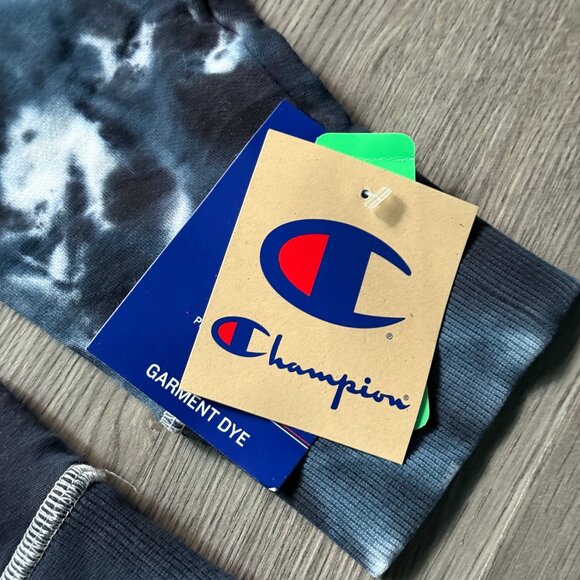 *NEW Champion Men's Galaxy Dye Hoodie - Black/White - Picture 4 of 7